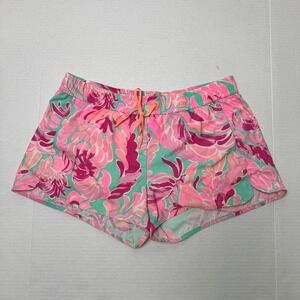 Lilly Pulitzer Luxletic Run Around Shorts Love Birds Women's Size Small